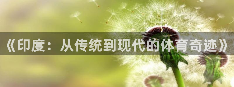 哈哈体育：《印度：从传统到现代的体育奇迹》