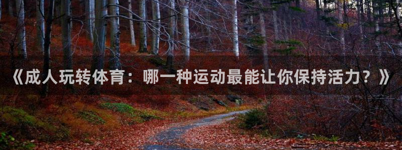 哈哈体育十年：《成人玩转体育：哪一种运动最能让你保持活力？》