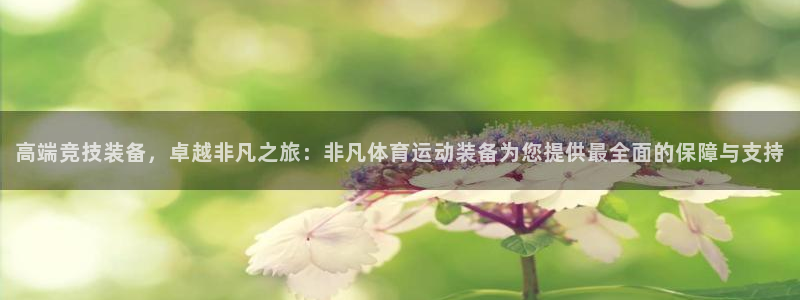 哈哈体育十年：高端竞技装备，卓越非凡之旅：非凡体育运动装备为您提供最全面的保障与支持