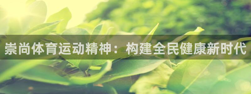 哈哈体育：崇尚体育运动精神：构建全民健康新时代