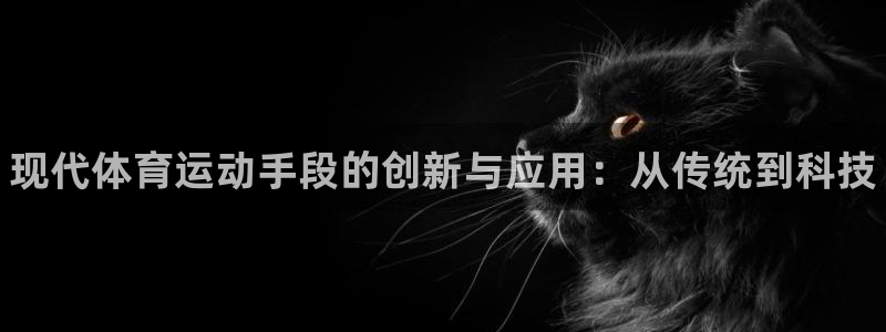哈哈体育下载：现代体育运动手段的创新与应用：从传统到科技