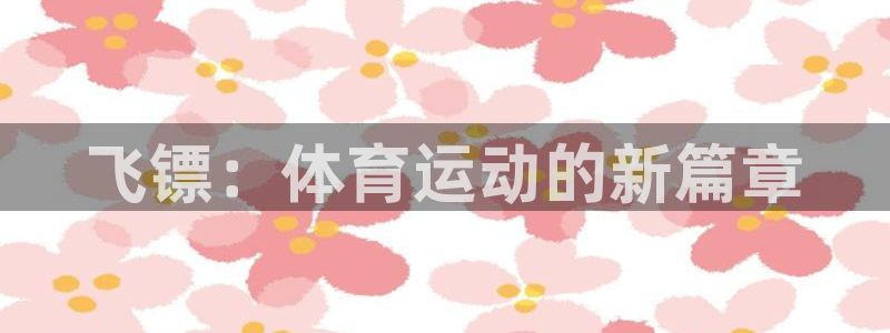 哈哈体育：飞镖：体育运动的新篇章